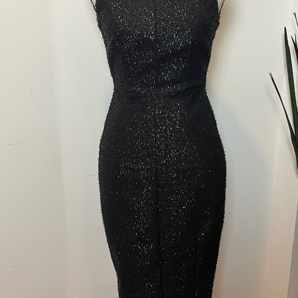 H&M Black cocktail dress, slim fit, size 4 - Picture 3 of 10